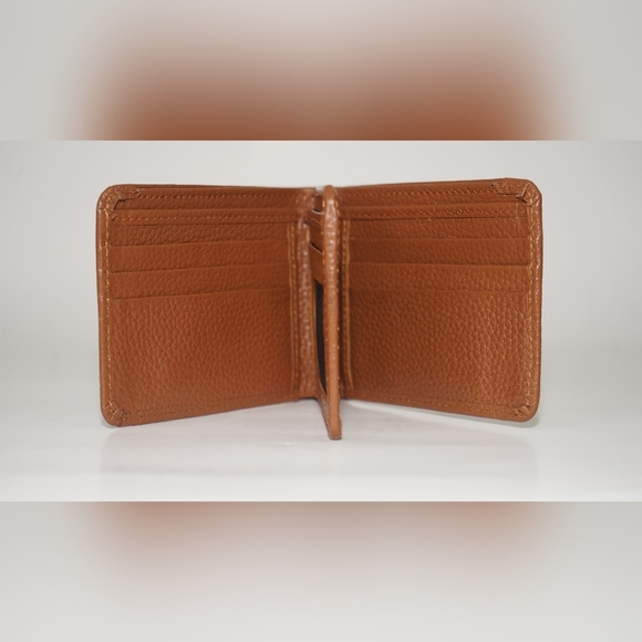 Genuine cow milled Brown  men wallet - Picture 6 of 11